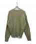 AURALEE (オーラリー) FRENCH MERINO RIB KNIT CARDIGAN 黄緑 サイズ:5：23000円