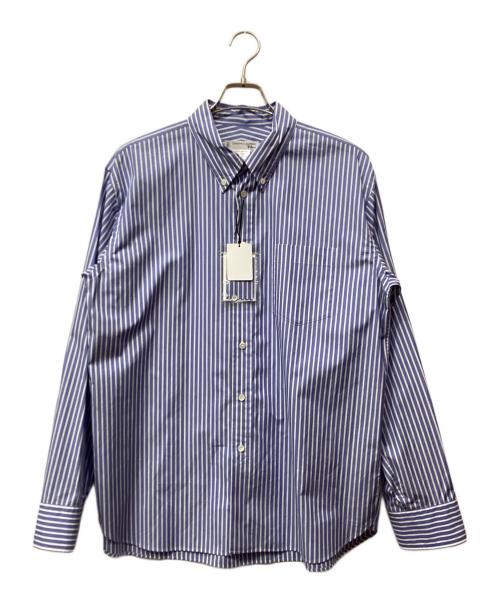 UNION LAUNCH（ユニオンランチ）UNION LAUNCH (ユニオンランチ) RHC Ron Herman (アールエイチシー ロンハーマン) ストライプシャツ ブルー×ホワイト サイズ: L 未使用品の古着・服飾アイテム