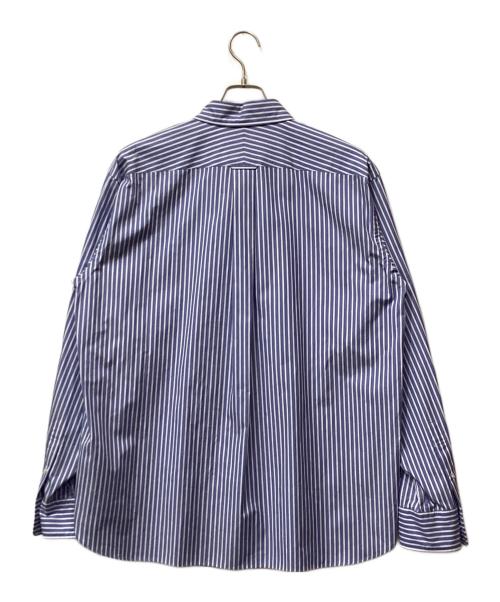 UNION LAUNCH（ユニオンランチ）UNION LAUNCH (ユニオンランチ) RHC Ron Herman (アールエイチシー ロンハーマン) ストライプシャツ ブルー×ホワイト サイズ: L 未使用品の古着・服飾アイテム
