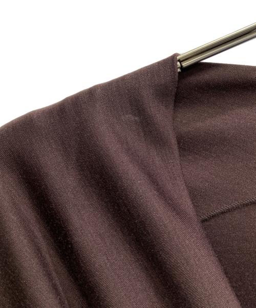 Ferragamo（フェラガモ）Ferragamo (フェラガモ) ウールノースリーブワンピース ブラウン サイズ:FREEの古着・服飾アイテム