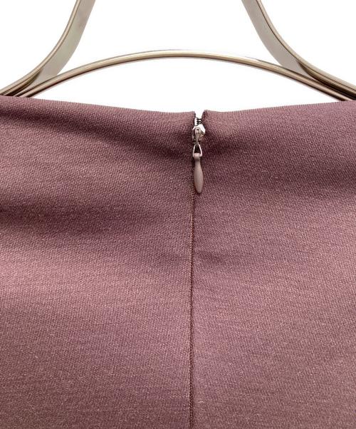 Ferragamo（フェラガモ）Ferragamo (フェラガモ) ウールノースリーブワンピース ブラウン サイズ:FREEの古着・服飾アイテム