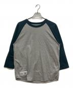 DESCENDANTディセンダント）の古着「ラグランカットソー」｜グレー×ダークグリーン