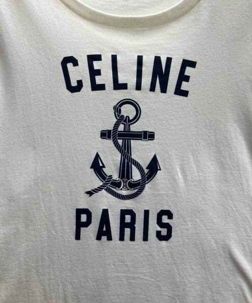 CELINE（セリーヌ）CELINE (セリーヌ) 半袖Tシャツ アイボリー サイズ:Mの古着・服飾アイテム