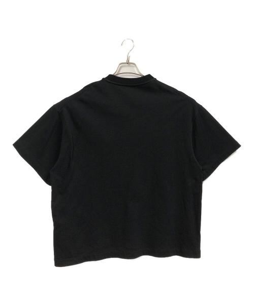 JIL SANDER（ジルサンダー）JIL SANDER (ジルサンダー) ロゴプリントTシャツ ブラック サイズ:Sの古着・服飾アイテム