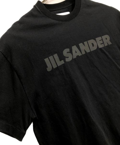 JIL SANDER（ジルサンダー）JIL SANDER (ジルサンダー) ロゴプリントTシャツ ブラック サイズ:Sの古着・服飾アイテム