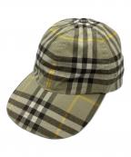 BURBERRYバーバリー）の古着「ベースボールキャップ」｜ベージュ