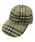 BURBERRY（バーバリー）の古着「ベースボールキャップ」｜ベージュ