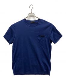 PRADA（プラダ）の古着「ポケットTシャツ」｜ネイビー