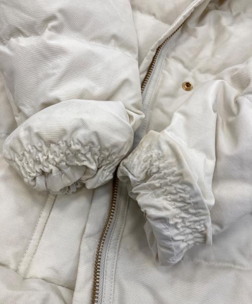 WOOLRICH（ウールリッチ）WOOLRICH (ウールリッチ) Spick and Span (スピックアンドスパン) 別注フーデッドダウンコート アイボリー サイズ:Sの古着・服飾アイテム
