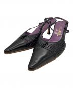 CHANELシャネル）の古着「ココマークストラップサンダル」｜ブラック