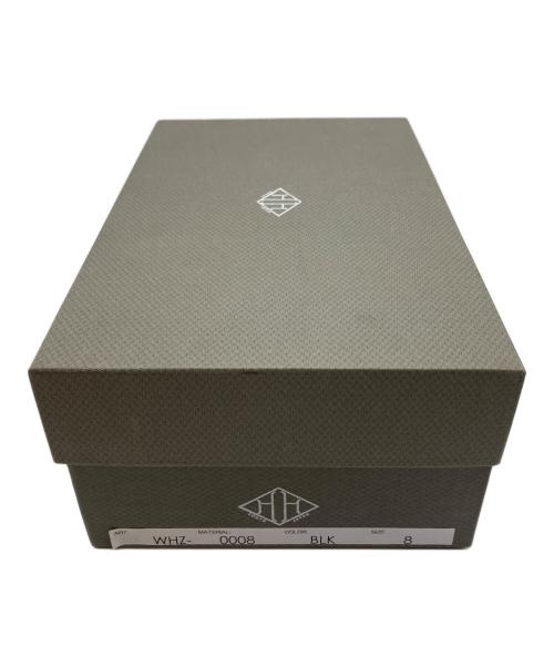 W.H（ダブルエイチ）W.H (ダブルエイチ) プレーントゥシューズ ブラック サイズ:8の古着・服飾アイテム