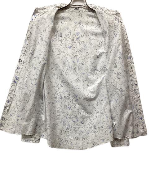 HERMES（エルメス）HERMES (エルメス) シャツ ホワイト サイズ:43/17の古着・服飾アイテム