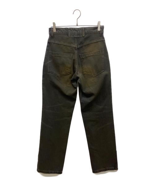 MOWALOLA（モワローラ）MOWALOLA (モワローラ) デニムパンツ　コーティングパンツ ブラック サイズ:28の古着・服飾アイテム