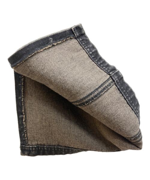 MOWALOLA（モワローラ）MOWALOLA (モワローラ) デニムパンツ　コーティングパンツ ブラック サイズ:28の古着・服飾アイテム