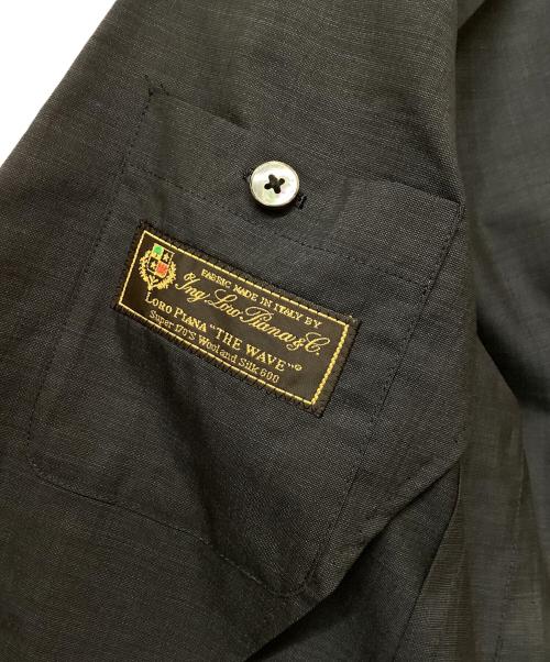 TOMORROW LAND PILGRIM（トゥモローランド ピルグリム）TOMORROW LAND PILGRIM (トゥモローランド ピルグリム) TOMORROW LAND PILGRIMウールシルクセットアップスーツ ネイビー サイズ:42の古着・服飾アイテム