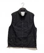 BURLAP OUTFITTER×URBAN RESEARCH DOORSバーラップアウトフィッター×アーバンリサーチドアーズ）の古着「SupplexNylon VEST　ナイロンベスト　テックベスト」｜ブラック