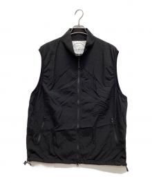 BURLAP OUTFITTER×URBAN RESEARCH DOORS（バーラップアウトフィッター×アーバンリサーチドアーズ）の古着「SupplexNylon VEST　ナイロンベスト　テックベスト」｜ブラック