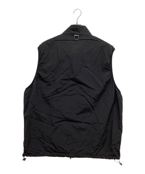 BURLAP OUTFITTER（バーラップアウトフィッター）BURLAP OUTFITTER (バーラップアウトフィッター) URBAN RESEARCH DOORS (アーバンリサーチドアーズ) SupplexNylon VEST　ナイロンベスト　テックベスト ブラック サイズ:Lの古着・服飾アイテム