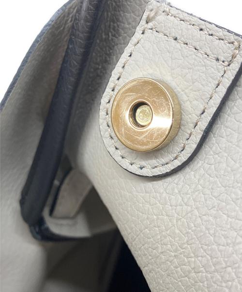 VIOLAd'ORO（ヴィオラドーロ）VIOLAd'ORO (ヴィオラドーロ) イタリアンWフェイスレザートートバッグ ブラックの古着・服飾アイテム