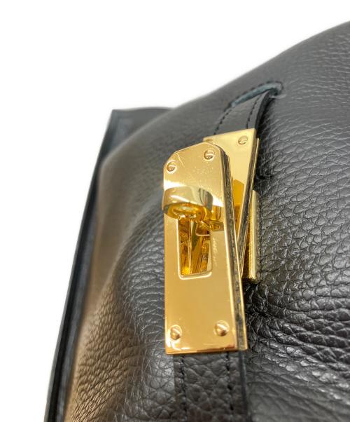 VIOLAd'ORO（ヴィオラドーロ）VIOLAd'ORO (ヴィオラドーロ) イタリアンWフェイスレザートートバッグ ブラックの古着・服飾アイテム