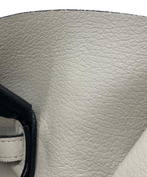 VIOLAd'ORO（ヴィオラドーロ）VIOLAd'ORO (ヴィオラドーロ) イタリアンWフェイスレザートートバッグ ブラックの古着・服飾アイテム