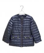 TATRASタトラス）の古着「ノーカラーダウンジャケット」｜ネイビー