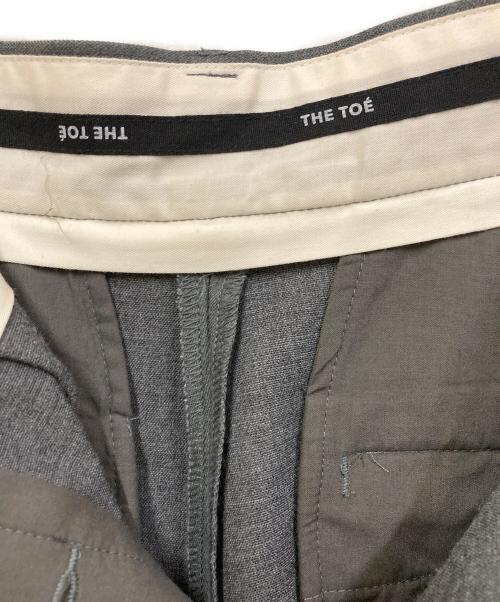 THE TOE（ザ・トゥー）THE TOE (ザ・トゥー) STRASBOURG SLIT PANTS グレー サイズ:SIZE Sの古着・服飾アイテム