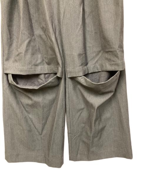 THE TOE（ザ・トゥー）THE TOE (ザ・トゥー) STRASBOURG SLIT PANTS グレー サイズ:SIZE Sの古着・服飾アイテム