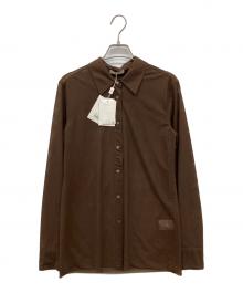 CLANE（クラネ）の古着「LAYERED SHEER SHIRTS　レイヤード シアー シャツズ」｜ブラウン