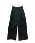 THE TOE（ザ・トゥー）の古着「High-line 2way slit pants」｜ブラック