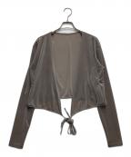 CLANEクラネ）の古着「VELOR CACHECOEUR SET UP」｜グレー