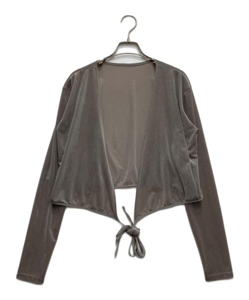 CLANE（クラネ）CLANE (クラネ) VELOR CACHECOEUR SET UP グレー サイズ:1の古着・服飾アイテム