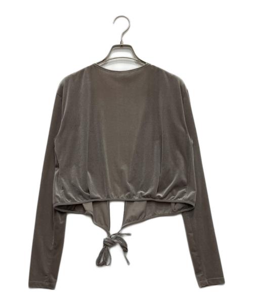 CLANE（クラネ）CLANE (クラネ) VELOR CACHECOEUR SET UP グレー サイズ:1の古着・服飾アイテム