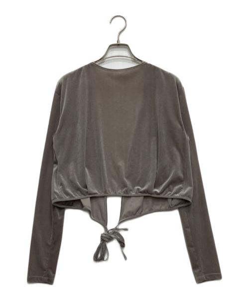 CLANE（クラネ）CLANE (クラネ) VELOR CACHECOEUR SET UP グレー サイズ:1の古着・服飾アイテム