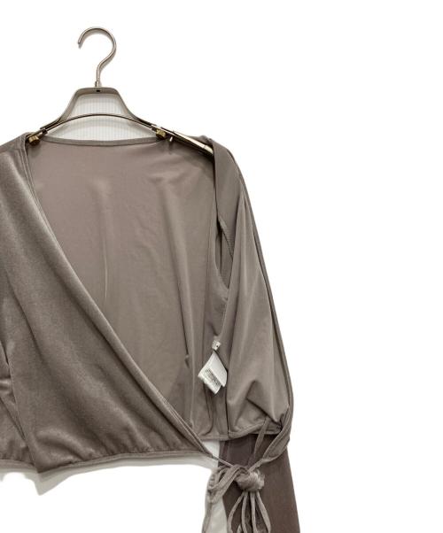 CLANE（クラネ）CLANE (クラネ) VELOR CACHECOEUR SET UP グレー サイズ:1の古着・服飾アイテム