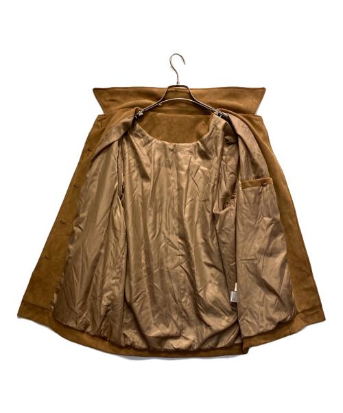 ALLISON BROWN（アリソンブラウン）ALLISON BROWN (アリソンブラウン) Vintage Like Suede Jacket ブラウン サイズ:Fの古着・服飾アイテム
