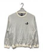 ANTI COUNTRY CLUBアンタイ カントリー クラブ）の古着「FIRST LOGO KNITWEAR」｜ホワイト