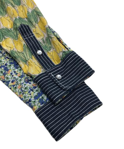 KAWATANI SHIRT（カワタニシャツ）KAWATANI SHIRT (カワタニシャツ) Tulip field シャツワンピース インディゴ サイズ:Mの古着・服飾アイテム
