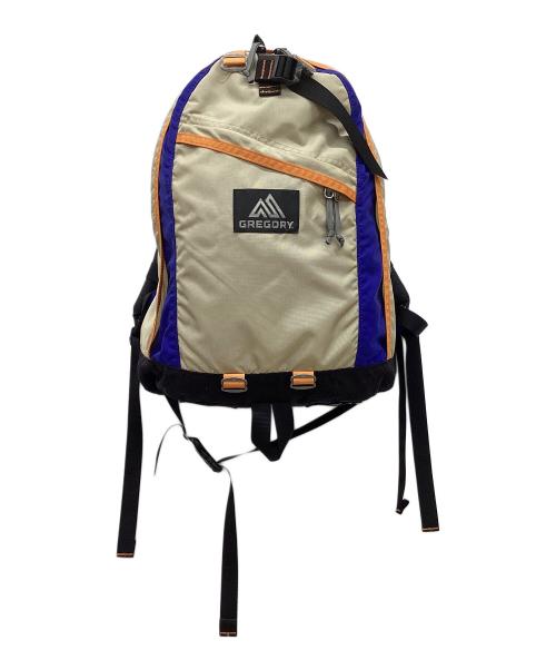 GREGORY（グレゴリー）GREGORY (グレゴリー) CLASSIC V2 FINE DAY ファインデイ ハーフドーム　バックパック ベージュ×ブルーの古着・服飾アイテム