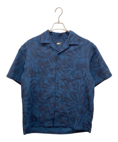 THE NORTH FACE（ザ ノース フェイス）THE NORTH FACE (ザ ノース フェイス) ショートスリーブクライミングサマーシャツ ネイビー サイズ:Lの古着・服飾アイテム