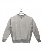 DRAWERドゥロワー）の古着「コットン吊り裏毛クルーネックスウェット」｜ライトグレー