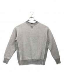 DRAWER（ドゥロワー）の古着「コットン吊り裏毛クルーネックスウェット」｜ライトグレー