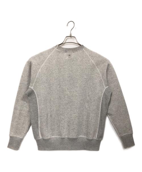 DRAWER（ドゥロワー）Drawer (ドゥロワー) コットン吊り裏毛クルーネックスウェット ライトグレー サイズ:2の古着・服飾アイテム