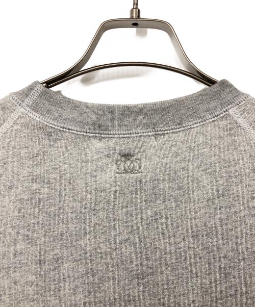 DRAWER（ドゥロワー）Drawer (ドゥロワー) コットン吊り裏毛クルーネックスウェット ライトグレー サイズ:2の古着・服飾アイテム