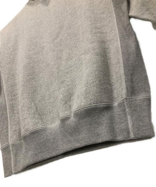 DRAWER（ドゥロワー）Drawer (ドゥロワー) コットン吊り裏毛クルーネックスウェット ライトグレー サイズ:2の古着・服飾アイテム