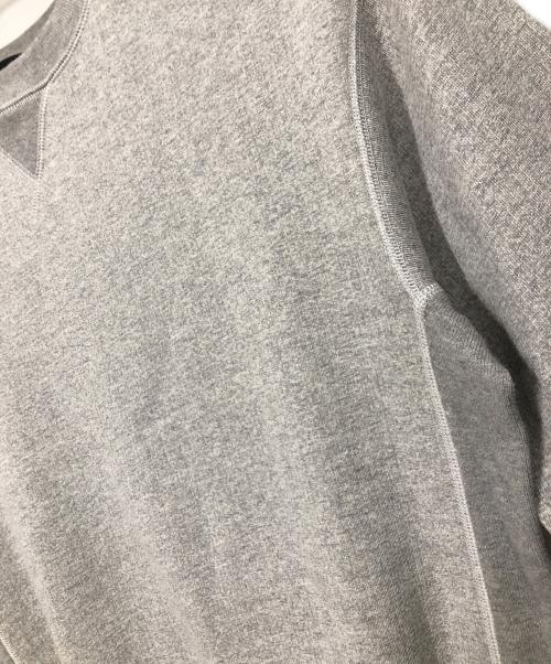 DRAWER（ドゥロワー）Drawer (ドゥロワー) コットン吊り裏毛クルーネックスウェット ライトグレー サイズ:2の古着・服飾アイテム