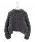 CLANE (クラネ) シャギーショートニットカーディガン グレー サイズ:2：18000円