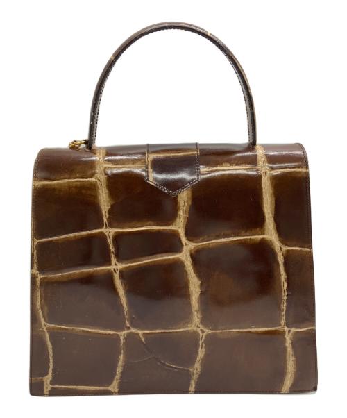 CELINE（セリーヌ）CELINE (セリーヌ) ハンドバッグ ブラウンの古着・服飾アイテム