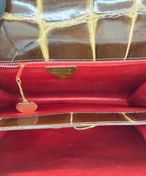 CELINE（セリーヌ）CELINE (セリーヌ) ハンドバッグ ブラウンの古着・服飾アイテム