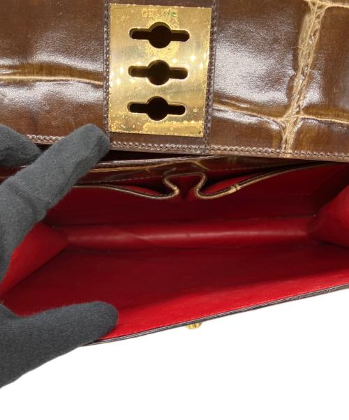 CELINE（セリーヌ）CELINE (セリーヌ) ハンドバッグ ブラウンの古着・服飾アイテム